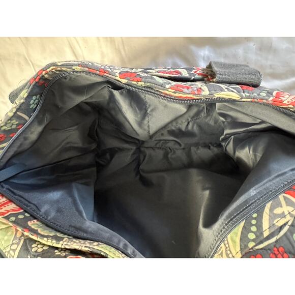 Vera Bradley Triple Compartment Travel Bag Nomadic Floral - Picture 15 of 16